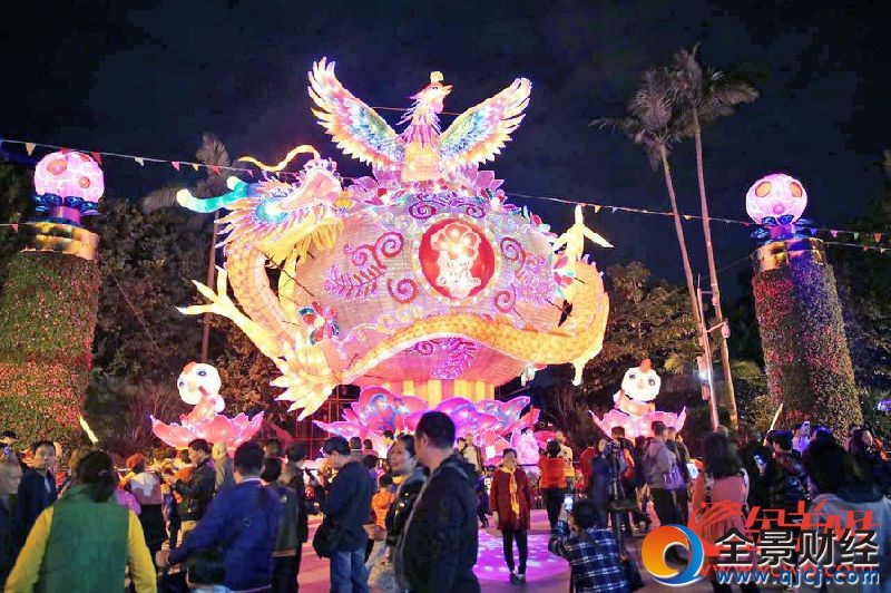 廣州市越秀公園越秀燈會(huì),美輪美奐的燈色